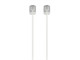 View product image Monoprice Micro SlimRun Cat6 Ethernet Patch Cable - Stranded, 550MHz, UTP, Pure Bare Copper Wire, 32AWG, 1ft, White - image 2 of 4