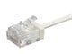 View product image Monoprice Micro SlimRun Cat6 Ethernet Patch Cable - Stranded, 550MHz, UTP, Pure Bare Copper Wire, 32AWG, 1ft, White - image 3 of 4