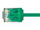 View product image Monoprice Micro SlimRun Cat6 Ethernet Patch Cable - Stranded, 550MHz, UTP, Pure Bare Copper Wire, 32AWG, 1ft, Green - image 4 of 4