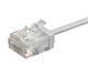 View product image Monoprice Micro SlimRun Cat6 Ethernet Patch Cable - Stranded, 550MHz, UTP, Pure Bare Copper Wire, 32AWG, 1ft, Gray - image 3 of 4