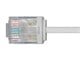 View product image Monoprice Micro SlimRun Cat6 Ethernet Patch Cable - Stranded, 550MHz, UTP, Pure Bare Copper Wire, 32AWG, 1ft, Gray - image 4 of 4