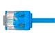 View product image Monoprice Cat6 3ft Blue Patch Cable, UTP, 32AWG, 550MHz, Pure Bare Copper, Snagless RJ45, Micro SlimRun Series Ethernet Cable - image 4 of 4
