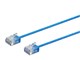 View product image Monoprice Micro SlimRun Cat6 Ethernet Patch Cable - Stranded, 550MHz, UTP, Pure Bare Copper Wire, 32AWG, 7ft, Blue - image 1 of 4