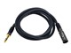 View product image 6ft Premier Series XLR Male to 1/4 in TRS Male Cable, 16AWG (Gold Plated), 4 Pack - image 1 of 3