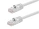 View product image Monoprice Cat6 5ft White Patch Cable, UTP, 24AWG, 550MHz, Pure Bare Copper, Snagless RJ45, Fullboot Series Ethernet Cable - image 1 of 3