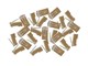 View product image 8P8C Gold Shielded RJ45 Plug with Inserts for Cat6a Ethernet Cable 25pcs/pack - image 3 of 4