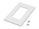 View product image 1-Gang Décor Wall Plate, White - image 2 of 2