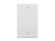 View product image Monoprice 1-Gang Blank Wall Plate, White, 4.5&#34;x2.75&#34;x0.2&#34;, w/Screws (White Coated Screw Head) - image 1 of 2