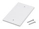 View product image Monoprice 1-Gang Blank Wall Plate, White, 4.5&#34;x2.75&#34;x0.2&#34;, w/Screws (White Coated Screw Head) - image 2 of 2