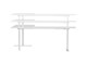 View product image Workstream by Monoprice Triple-Motor Height-Adjustable Sit-Stand L-Shaped Corner Desk Frame, White - image 5 of 6