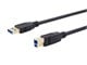 View product image Select Series USB-A to USB-B 3.0 Cable - Black, 0.5m - 3 pack - image 2 of 6