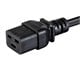 View product image Monoprice Power Cord - NEMA 5-15P to IEC 60320 C19, 14AWG, 15A/1875W, 125V, 3-Prong, Black, 10ft - image 3 of 6