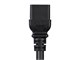 View product image Monoprice Heavy Duty Power Cord - Locking NEMA L5-20P to IEC 60320 C19, 12AWG, 20A/2500W, 3-Prong, Black, 15ft - image 5 of 6