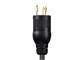 View product image Monoprice Heavy Duty Extension Cord - Locking NEMA L5-20P to NEMA L5-20R, 12AWG, 20A/2500W, SJT, 125V, Black, 10ft - image 6 of 6