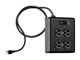 View product image Monoprice Heavy Duty 4 Outlet Metal Surge Protector Power Box, 180 Joules, with 6ft Cord, Black - image 4 of 6