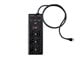 View product image Monoprice Heavy Duty 6 Outlet Metal Surge Protector Power Box, 540 Joules, with 6ft Cord, Black - image 3 of 6