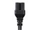 View product image Monoprice Heavy Duty Power Cable - IEC 60320 C14 to IEC 60320 C15, 14AWG, 15A/1875W, SJT, 125V, Black, 3ft - image 6 of 6