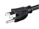 View product image Monoprice Heavy Duty Power Cord - NEMA 5-15P to IEC 60320 C15, 14AWG, 15A/1875W, SJT, 125V, Black, 4ft - image 3 of 6