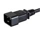 View product image Monoprice Heavy Duty Splitter Power Cord - IEC 60320 C20 to 2x IEC 60320 C13, 14AWG, 15A, SJTW, 100-250V, Black, 2ft - image 4 of 6
