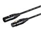 View product image Stage Right by Monoprice STARQUAD XLR Microphone Cable, Optimized for Analog Audio - Gold Contacts, XLR-M to XLR-F, 24AWG, 1.5FT, Black - image 1 of 6