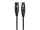 View product image Stage Right by Monoprice STARQUAD XLR Microphone Cable, Optimized for Analog Audio - Gold Contacts, XLR-M to XLR-F, 24AWG, 1.5FT, Black - image 2 of 6