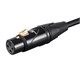 View product image Stage Right by Monoprice STARQUAD XLR Microphone Cable, Optimized for Analog Audio - Gold Contacts, XLR-M to XLR-F, 24AWG, 1.5FT, Black - image 4 of 6