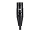 View product image Stage Right by Monoprice STARQUAD XLR Microphone Cable, Optimized for Analog Audio - Gold Contacts, XLR-M to XLR-F, 24AWG, 3FT, Black - image 5 of 6