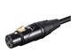 View product image Stage Right by Monoprice STARQUAD XLR Microphone Cable, Optimized for Analog Audio - Gold Contacts, XLR-M to XLR-F, 24AWG, 25FT, Black - image 4 of 6