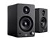 View product image Monolith by Monoprice MM-3 Powered Multimedia Speakers with Bluetooth with Qualcomm aptX Audio (Pair), Black - image 1 of 6