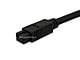 View product image Monoprice 9-pin/4-pin BILINGUAL FireWire 800/FireWire 400 Cable, 6ft, Black - image 3 of 3