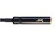 View product image Stage Right by Monoprice On Tour Extension Cables - 1/4in TRS Female Connector to 1/8in TRS Male Connector, 24AWG, Black, 1ft - image 5 of 6