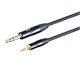 View product image Stage Right by Monoprice On Tour Cables - 1/4in TRS Male Connector to 1/8in TRS Male Connector, 24AWG, Black, 3ft - image 1 of 6