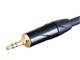 View product image Stage Right by Monoprice On Tour Cables - 1/4in TRS Male Connector to 1/8in TRS Male Connector, 24AWG, Black, 3ft - image 4 of 6