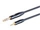 View product image Stage Right by Monoprice On Tour Cables - 1/4in TRS Male Connector to 1/8in TRS Male Connector, 24AWG, Black, 6ft - image 1 of 6