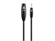 View product image Stage Right by Monoprice On Tour Cables - XLR Female to 1/8in TRS Male Connector, 24AWG, Black, 3ft - image 2 of 6