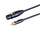 View product image Stage Right by Monoprice On Tour Cables - XLR Female to RCA Male, 24AWG, Black, 1ft - image 1 of 6