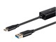 View product image Monoprice USB Type-C to USB Type-A Data Link Cable, USB 3.0, 6ft, Black - image 1 of 5
