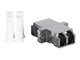 View product image Monoprice LC/F to LC/F SingleMode Duplex Die Cast Metal Fiber Adapter 6-Pack - image 3 of 3