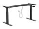 View product image Monoprice Height Adjustable Dual Motor Easy Assembly Fold-Out Sit-Stand Desk Frame - image 2 of 6
