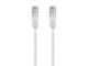 View product image Monoprice Cat6 50ft White Outdoor Patch Cable, UTP, 24AWG, 550MHz, Pure Bare Copper, Molded Snagless RJ45, Zeroboot Series Ethernet Cable - image 2 of 4