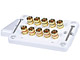 View product image Monoprice High Quality Banana Binding Post Wall Plate for 5 Speaker - Coupler Type - image 3 of 4