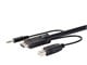 View product image Monoprice Switch Series HDMI USB 3.5mm Audio Combo Cable for KVM Switches 10ft - image 3 of 6