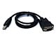 View product image USB to Serial Converter Cable (DB-9M / USB Type-A Male), 3ft - image 1 of 3