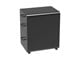 View product image Workstream by Monoprice Rolling Round Corner 3-Drawer File Cabinet, Black - image 3 of 6
