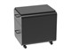 View product image Workstream by Monoprice Rolling Round Corner 2-Drawer File Cabinet with Seat Cushion, Black - image 3 of 6