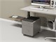 View product image Workstream by Monoprice Rolling Round Corner 2-Drawer File Cabinet with Seat Cushion, Gray - image 6 of 6