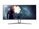 View product image Monoprice 35in Zero-G Curved Ultrawide Gaming Monitor V2 - 1800R, 21:9, 3440x1440p, UWQHD, 120Hz, AMD FreeSync, 4ms, HDMI, DisplayPort, VA - image 1 of 6