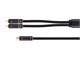 View product image Monoprice Onix Series - 2-Male to 1-Female RCA Y-Adapter, 12in, Black - image 2 of 6