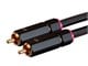View product image Monoprice Onix Series - 2-Male to 1-Female RCA Y-Adapter, 12in, Black - image 3 of 6