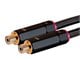 View product image Monoprice Onix Series - 1-Male to 2-Female RCA Y-Adapter, 12in, Black - image 3 of 6